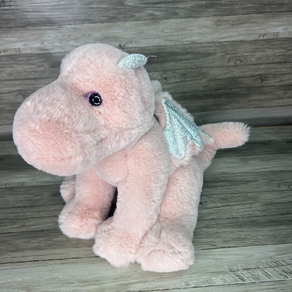Douglas Cuddle Toys Ronnie Pink Dragon Soft Plush Stuffed Animal